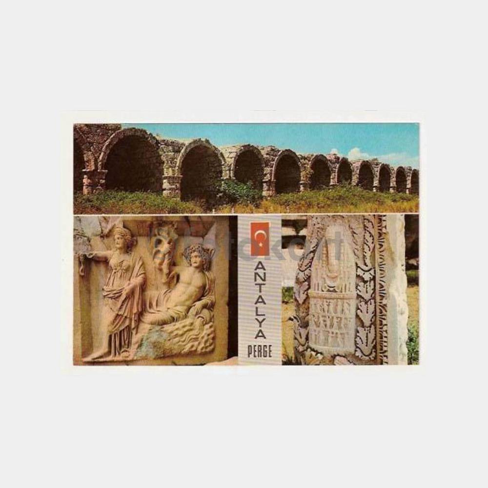 Antalya Perge Antik Kenti Kartpostal