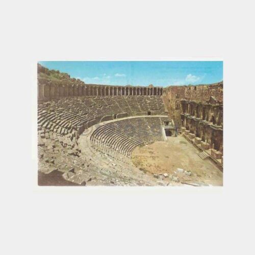 1970 Antalya Aspendos Görünüşü Kartpostal