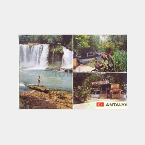 Antalya Düden Şelalesi 3 Görünüş Kartpostal