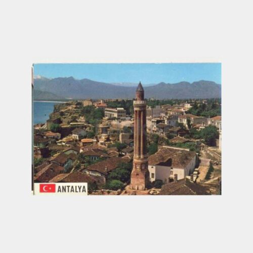 Antalya Yivli Minare Görünüş Kartpostal