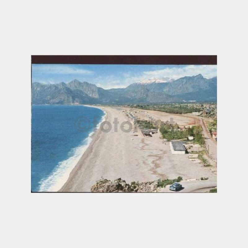 Antalya Konyaaltı Plajı Görünüş Kartpostal