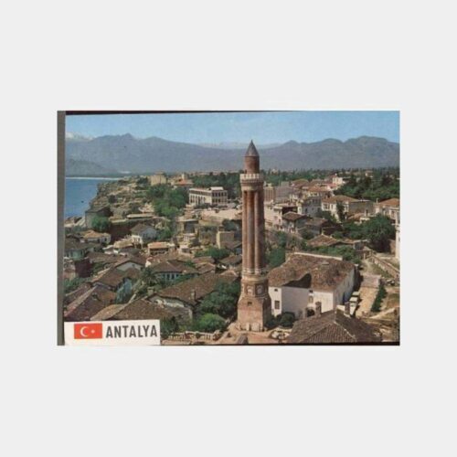 Antalya Yivli Minare Görünüş Kartpostal