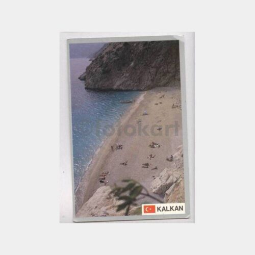 Antalya Kalkan Kaputaş Plajı Görünüş Kartpostal