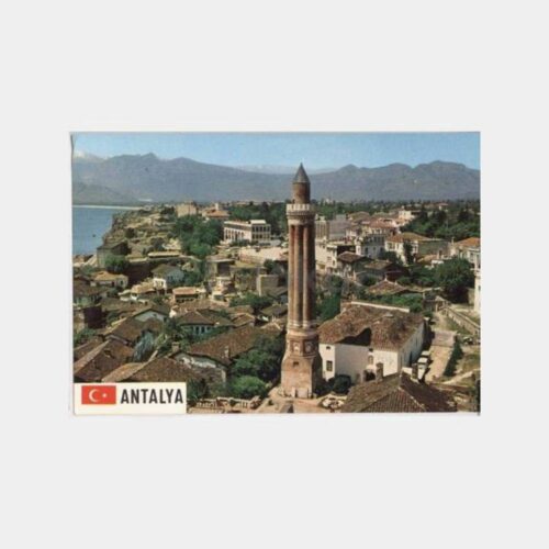Antalya Yivli Minare Çevresi Görünüş Kartpostal