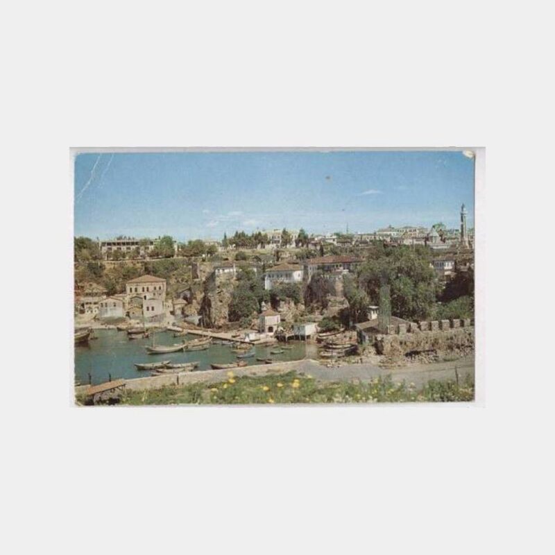 Antalya Kale ve Rıhtım Çetin Gökçeatam Kartpostal