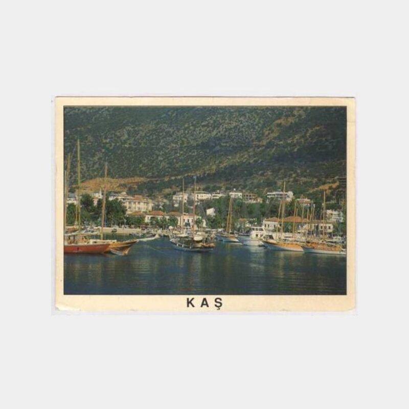 Kaş Antalya Sahilden Görünüş Kartpostal