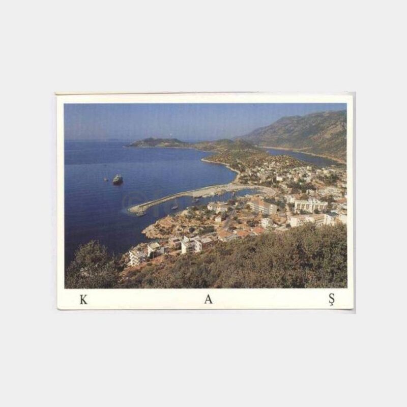 Kaş Antalya Genel Görünüş Kartpostal