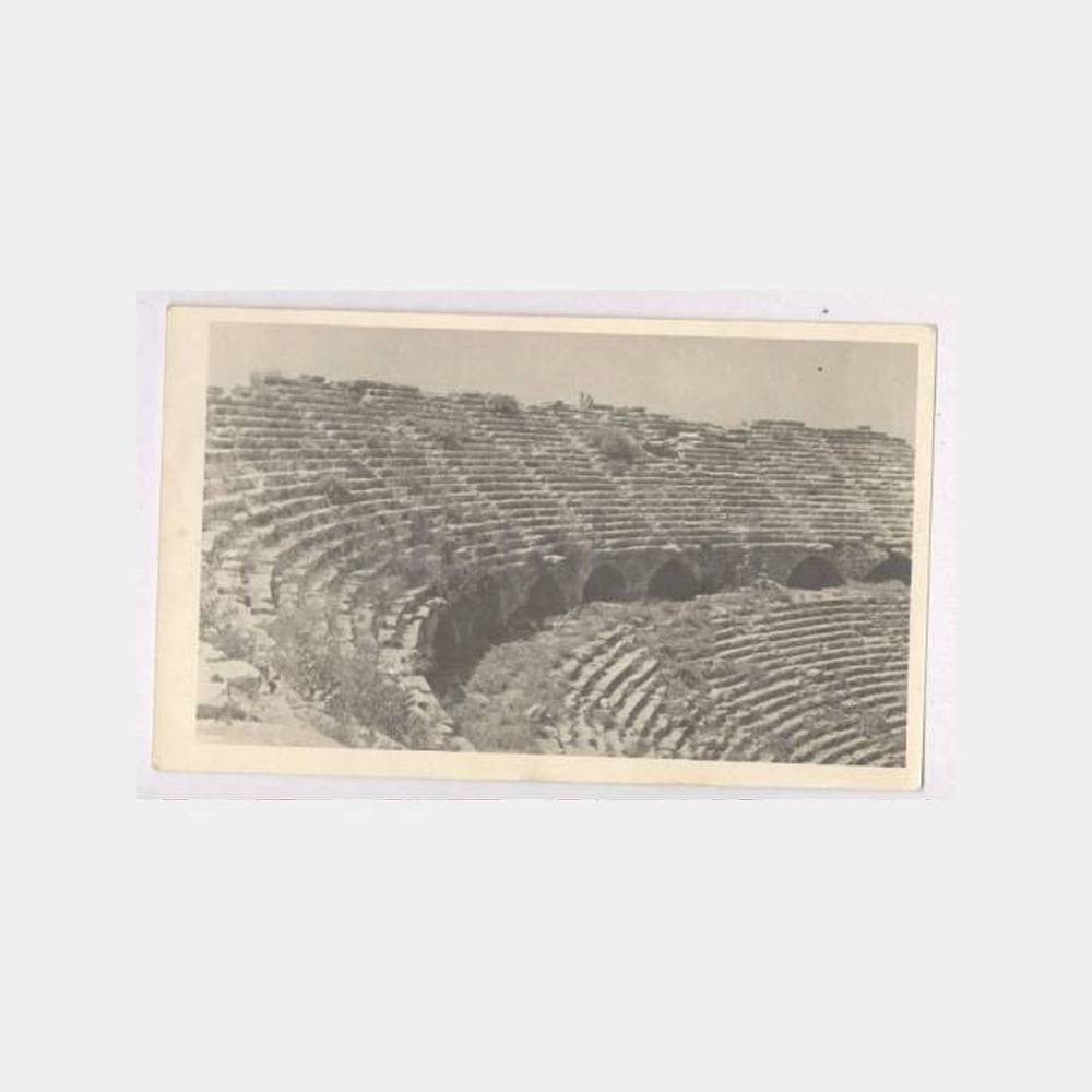 1938 Antalya Perge Tiyatrosu Fotokart