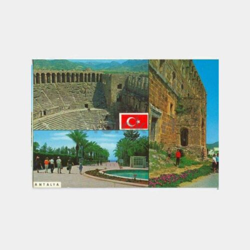 Antalya Aspendos Belkıs Antik Tiyatro Kartpostal