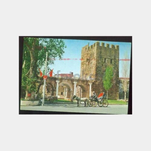 1985 Antalya Üç Kapılar Görünüş Kartpostal