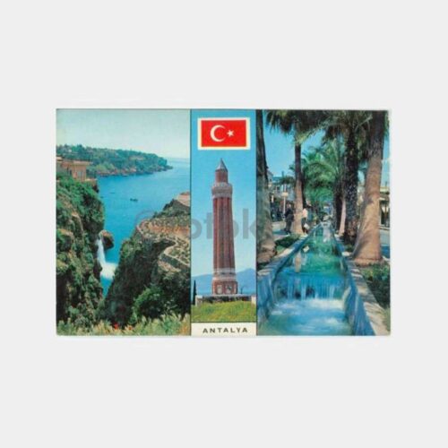 1970 Antalya 3 Değişik Görünüş Kartpostal