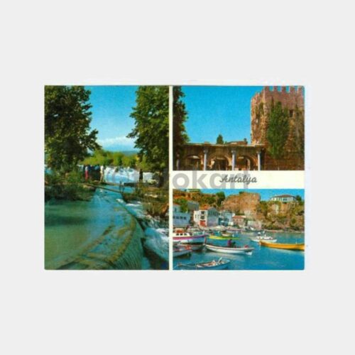 1978 Antalya 3 Değişik Görünüş Kartpostal