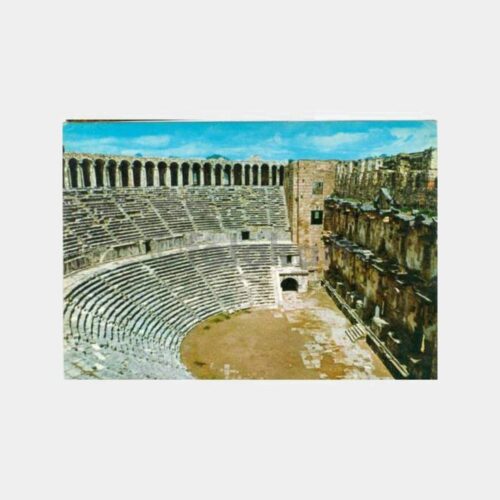 1970 Antalya Aspendos Tiyatro Görünüş Kartpostal