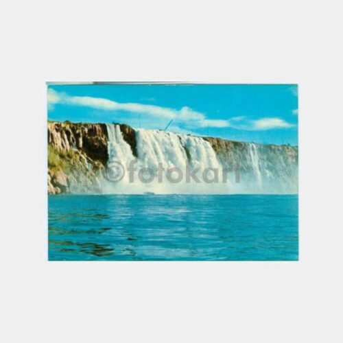 1968 Antalya Şelale Görünüş Kartpostal