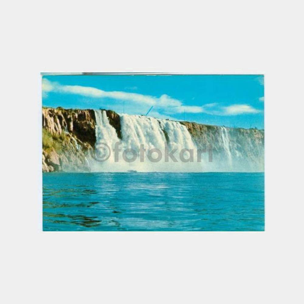 1968 Antalya Şelale Görünüş Kartpostal