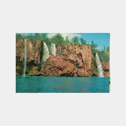 1966 Antalya Şelaleler Görünüş Kartpostal