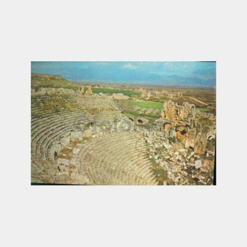 1970 Antalya Perge Tiyatrosu Görünüş Kartpostal