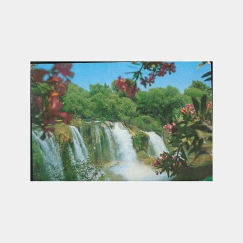 1980 Antalya Düdenbaşı Görünüş Kartpostal