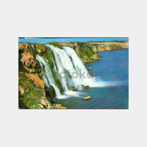 1970 Antalya Şelaleler Görünüş Kartpostal