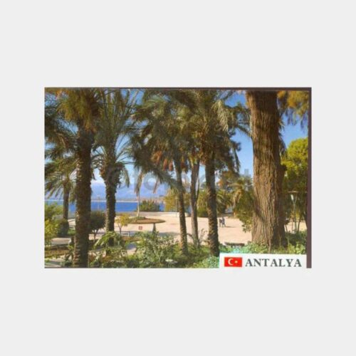 1970 Antalya Park Görünüş Kartpostal