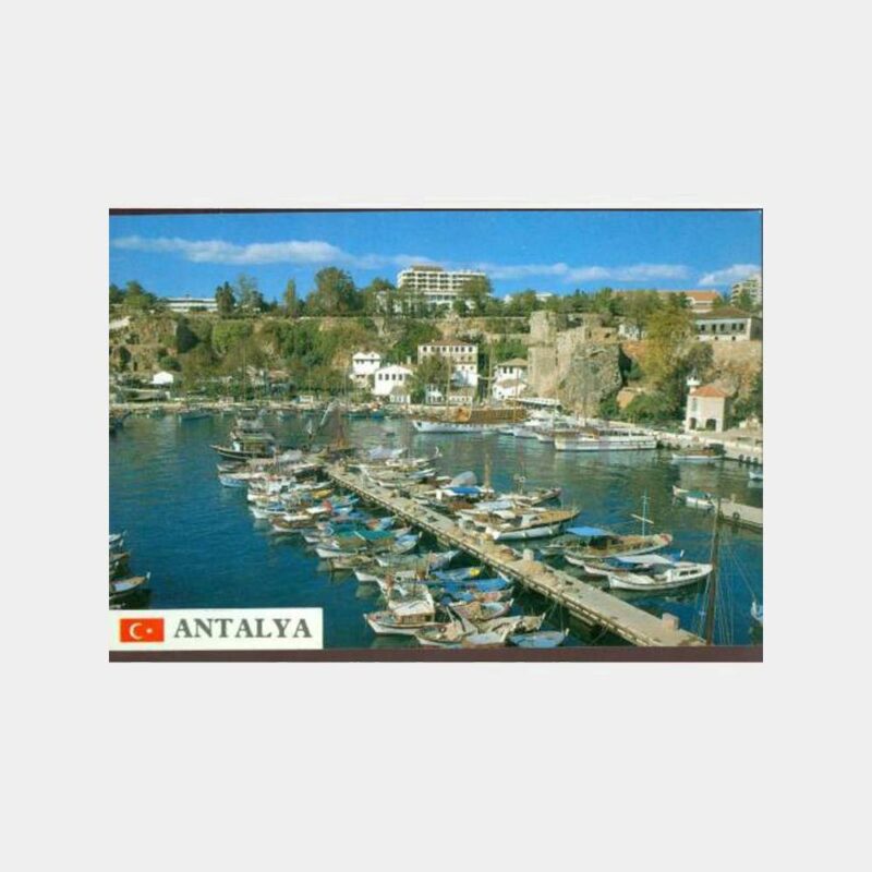 1991 Antalya Limanı Görünüş Kartpostal