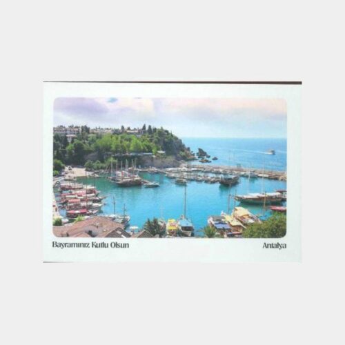 2000 Antalya Limanı Görünüş Kartpostal