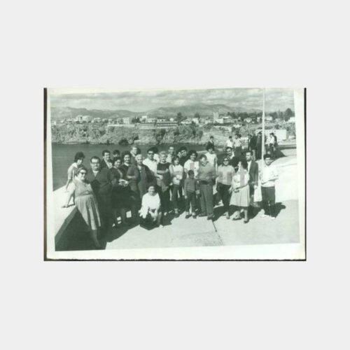 1970 Antalya Limanı Üzeri Grup Fotoğraf