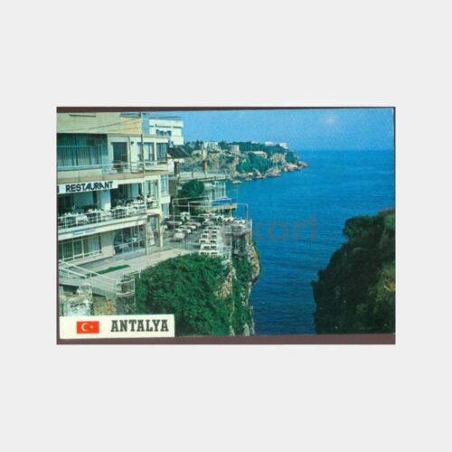 1975 Antalya Kadın Yarı Görünüş Kartpostal