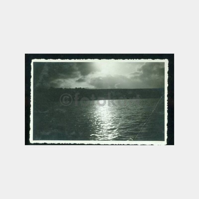 1940 Antalya Sahil Gurup Vakti Görünüş Fotokart