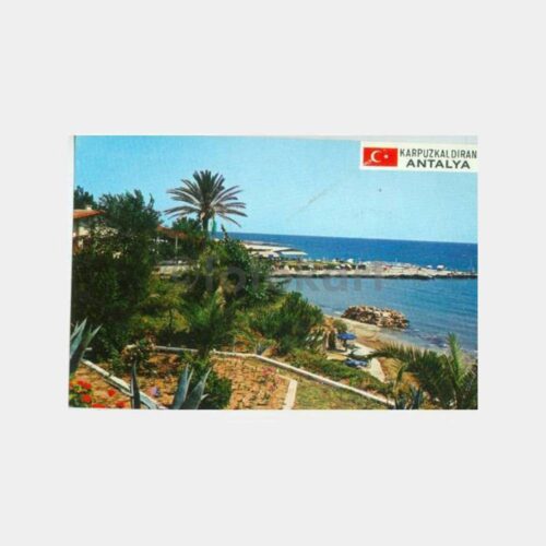 1980 Antalya Karpuzkaldıran Kartpostal