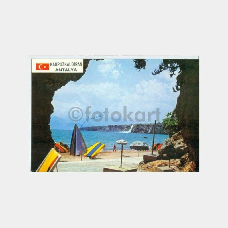 1980 Antalya Karpuzkaldıran Kartpostal