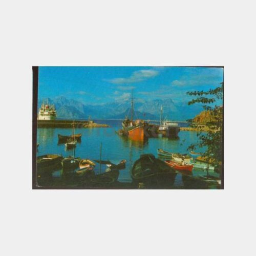 1975 Antalya Liman Görünüş Kartpostal