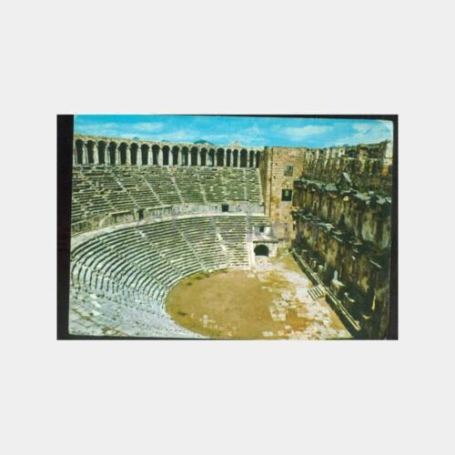 1980 Antalya Aspendos Tiyatro Görünüş Kartpostal