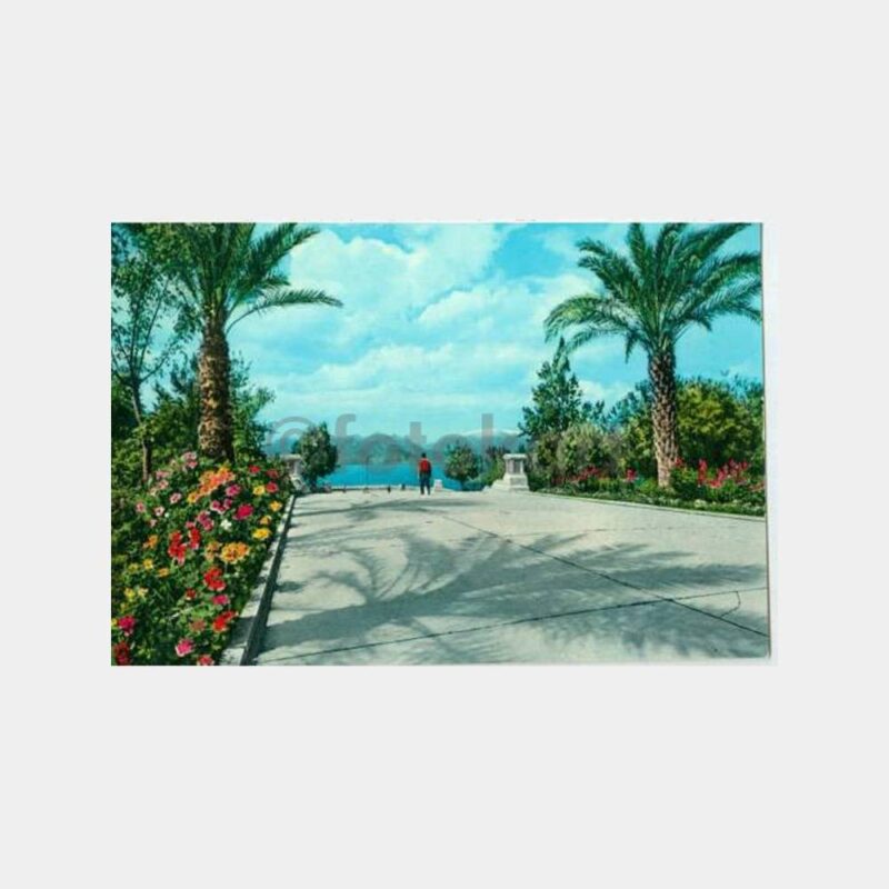 1960 Antalya Park Görünüş Gökçeatam Kartpostal