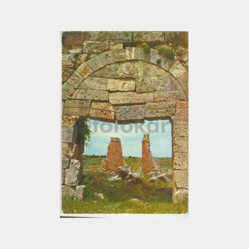 1970 Antalya Perge Görünüş Kartpostal