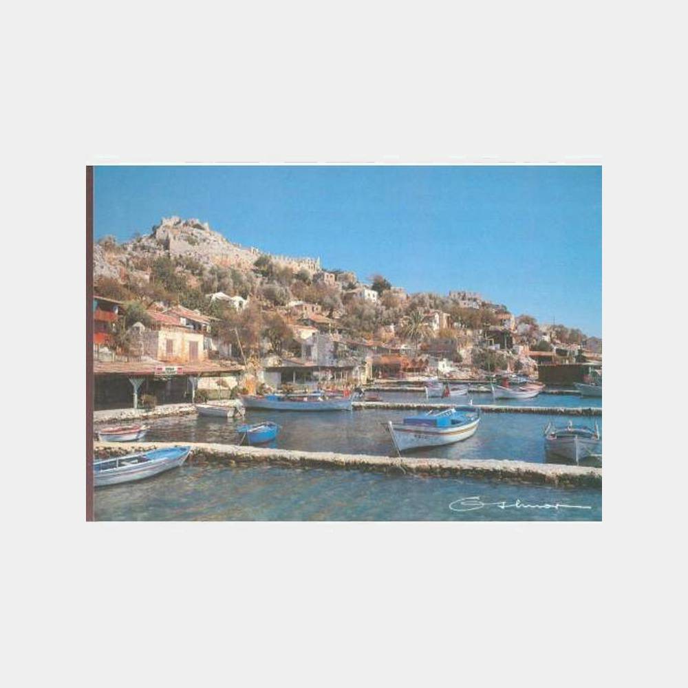 1990 Antalya Kekova Görünüş Kartpostal