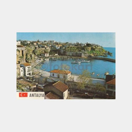 1979 Antalya Limanı Görünüş Kartpostal