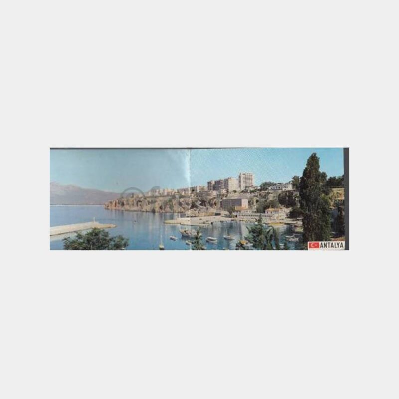 1980 Antalya Panoramik Görünüş Kartpostal