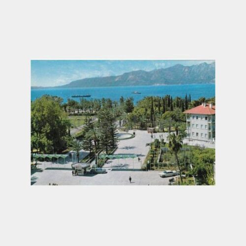 1980 Antalya Park Görünüş Kartpostal