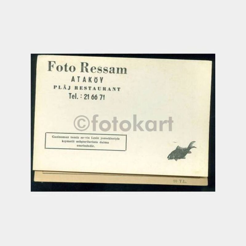 1974 Bakırköy Ataköy Plaj Restaurant Fotoğraf Kabı