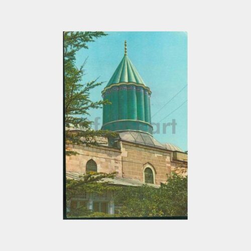 1968 Konya Mevlana Müzesi Görünüş Kartpostal
