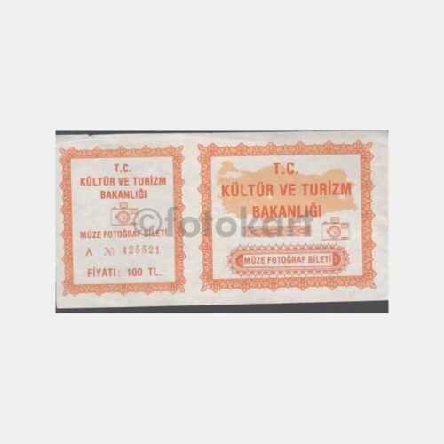 Kültür Turizm Bakanlığı Müze Fotoğraf Bileti