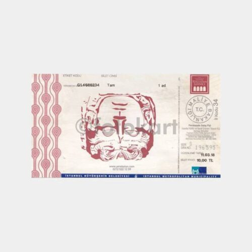 Yerebatan (Kullanılmış) Eski Müze Bileti