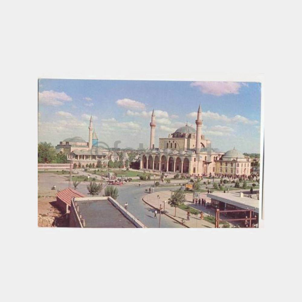 Konya Mevlana Müzesi Görünüş Kartpostal