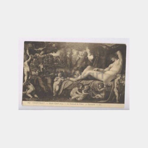 Fransız Müze Nü Tablosu Kartpostal