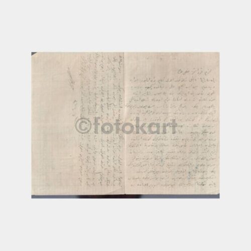 Osmanlıca El Yazısı 2 Sayfa Mektup