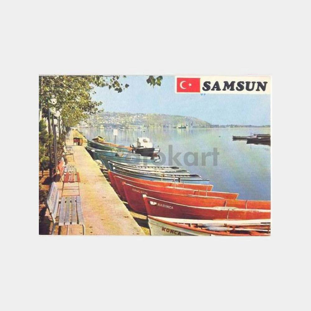Samsun Sahilden Bir Görünüş Kartpostal