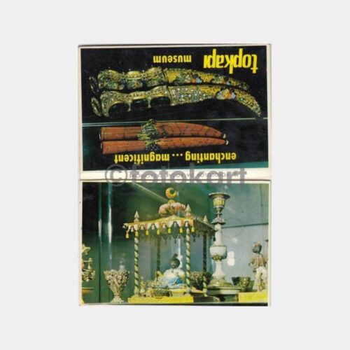1980 Topkapı Müzesi Konulu 9 Adet Kartpostal