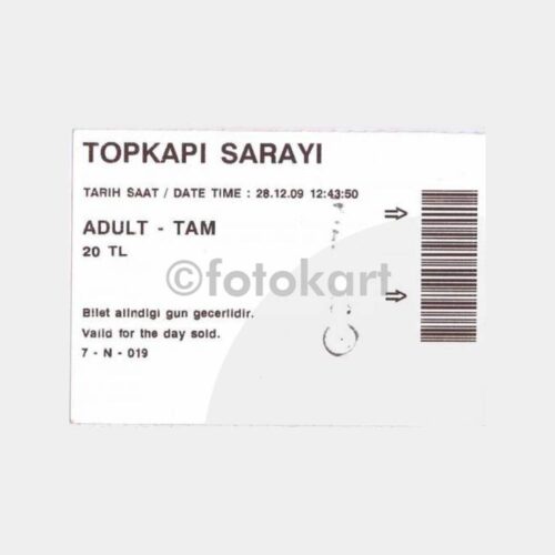 Topkapı Sarayı Müzesi Giriş Bileti