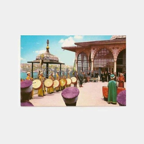 Mehter ve Topkapı Sarayı Bağdat Köşkü Kartpostal